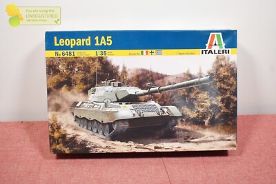 Italeri Leopard I A5 Tank Model 1/35 (Package Wear)
