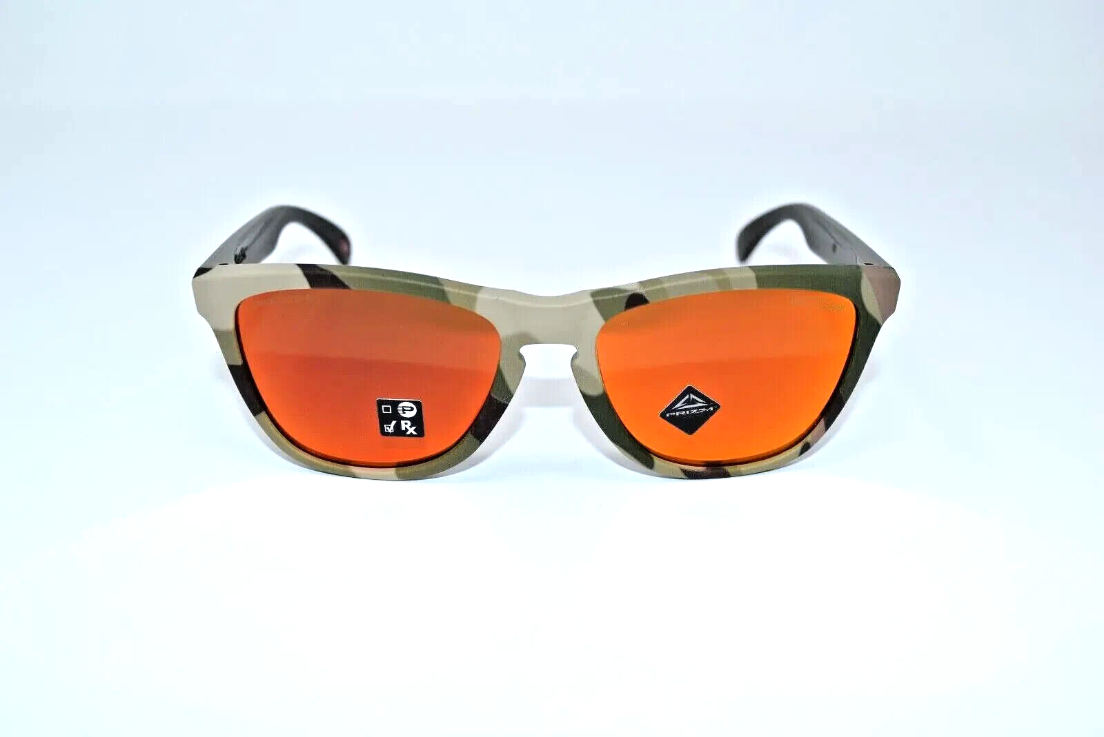 Pre-owned Oakley Frogskins Si Multicam Collection Multicamprizm Ruby Oo9013-i8 55 In Red