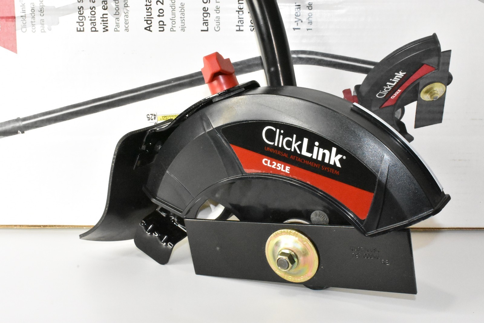 ClickLink Universal Attachment System CL25LE Edger Attachment for Trimming- NEW