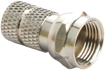 F TYPE TWIST SCREW ON PLUG CONNECTOR FOR RG59 COAX COAXIAL TV ANTENNA CABLE