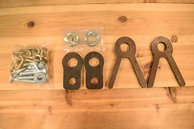 Target Stand Pipe Holder/Target Holder/Chain Kit Set - 1/2" AR500 Steel Holders