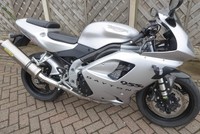 TRIUMPH DAYTONA 955 I 02 REG ARROW CAN BRAIDED LINES 1 YEARS MOT