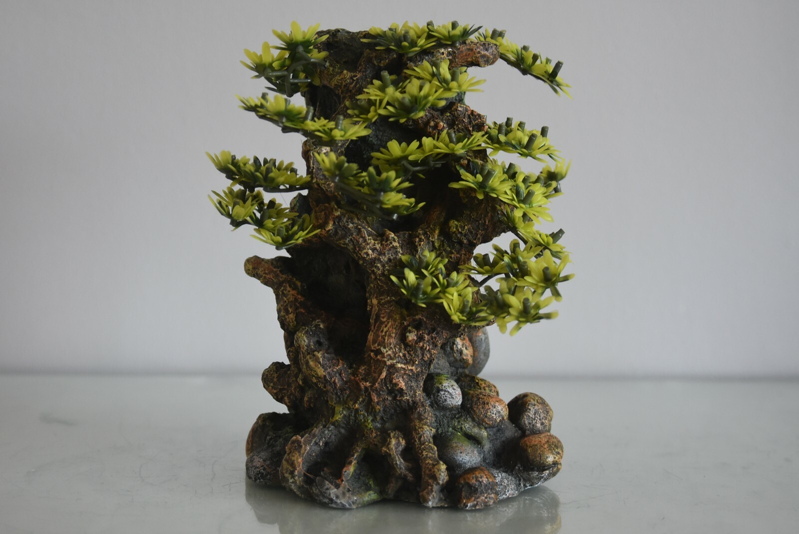 Aquarium Detailliert Bonsai Baumstamm & Pflanze Dekoration 13 x 12 x 19