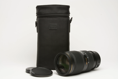 Sigma AF 70-200mm f2.8 II macro HSM EX APO DG lens, case