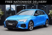 2023 Audi S3 2.0 TFSI Black Edition Sportback S Tronic quattro Euro 6 (s/s) 5dr