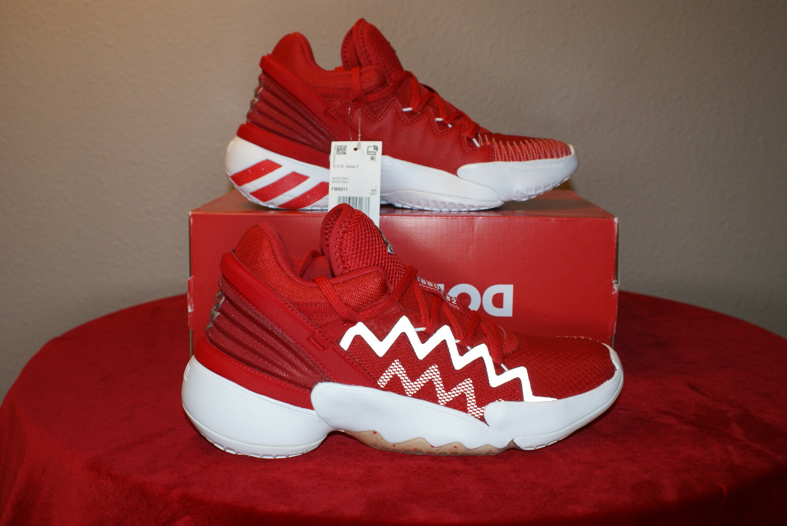 Adidas : D.O.N. Issue 2 Men's Basketball Shoe Size : 7.5 Red / FW8511 /  Rare | eBay