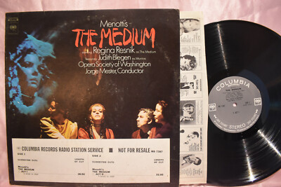 PROMO Menotti's ''The Medium'' - Spooky Dark Opera for Halloween- 1973 LP