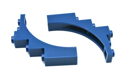 TCM BRICKS Dark Blue Arch Brick 1x5x4 Continuous Bow X2 Compatible Parts