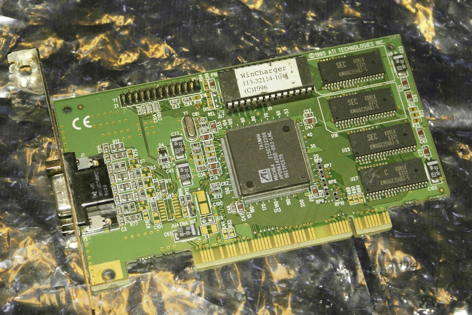 PCI Grafikkarte ATI Mach 64 - 2MB RAM - WinCharger - 113-32114-104 - Win 95, DOS