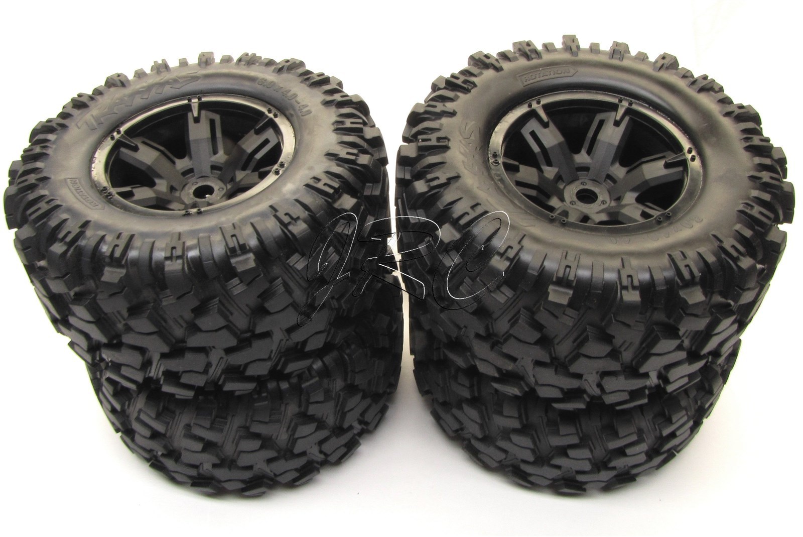 X-MAXX Wheels & Tires (8s Factory Glued Assembled (set 4 NEW Traxxas 77086-4 20334777294 | eBay