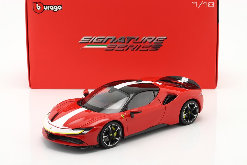 Ferrari Sf90 Stradale Assetto Fiorano 2020 Rot 1:18 Bburago Signature