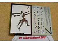 jordan shoe card
