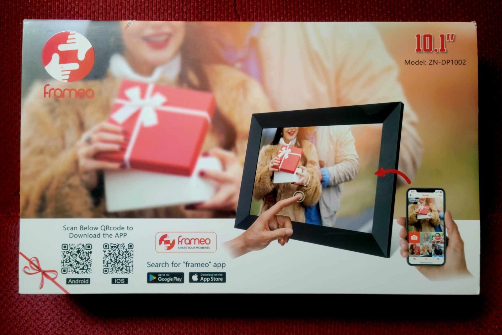 FRAMEO 10.1 Wifi Cloud Frame Model ZN-DP1002 Share Pictures