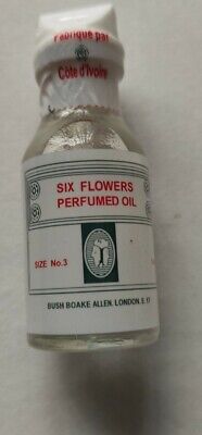 Original six Flowers perfume oil  for Spiritual use for Luck, Favor and Success