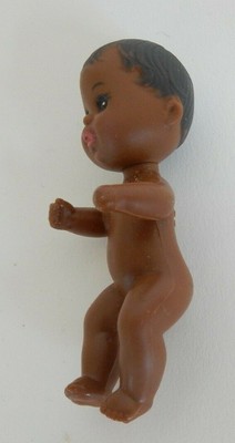 1973 Barbie Happy Family African American Black Baby Krissy Doll Mattel     B