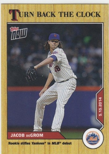 2020 Topps Now Turn Back the Clock - Jacob deGrom #46