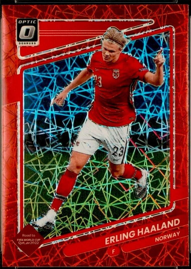 Panini Donruss Road to Qatar Erling Haaland #100 Trading Card 2021