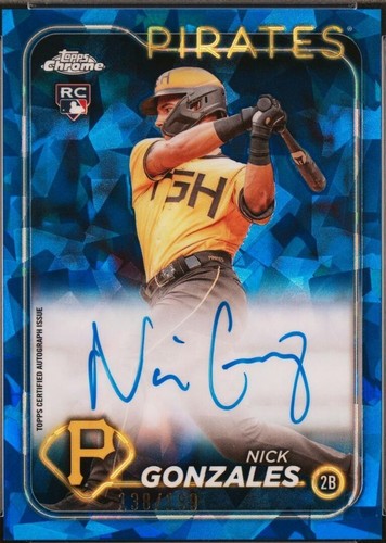 2024 Topps Chrome Sapphire Edition - Nick Gonzales #CSA-NG