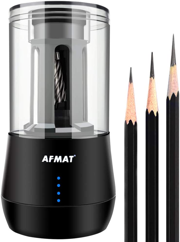 AFMAT Long Point Pencil Sharpener, Charcoal Pencil Sharpener for Artists, Artist