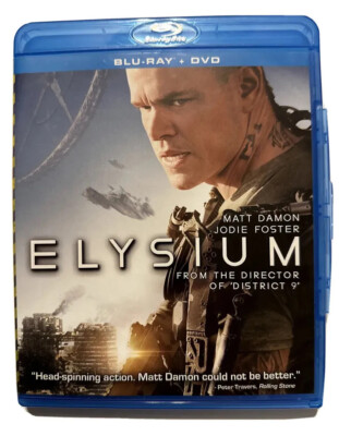 Elysium (Two Disc Combo: Blu-ray + DVD) DVDs