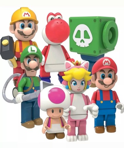 3x Super Mario Knex Series 10 Blind Bag - 3 Bags (k'nex) Free Shipping