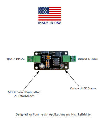 Flicker 3.0 LED Controller - Flame and Fire Effects for Commercial Use