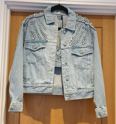 Jeweled jean best sale jacket