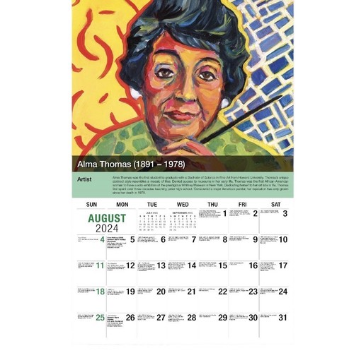 Set Of TWO 2024 Black History Wall Calendar Black History Theme