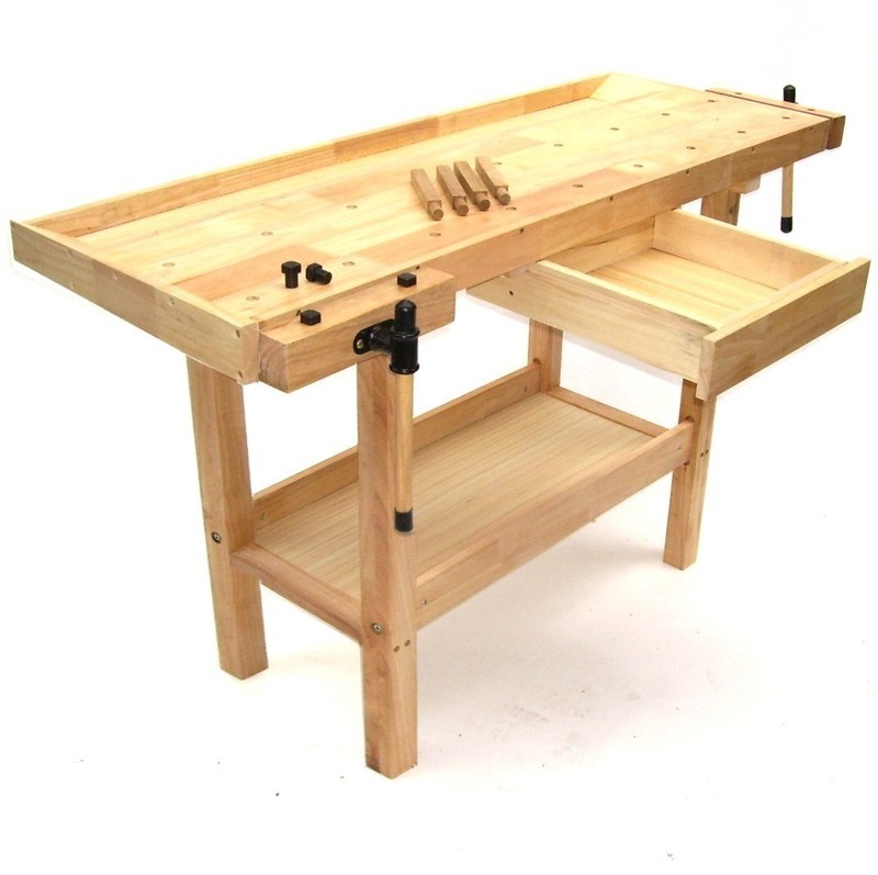 Hobelbank Werkbank Holz 1490 Holzwerkbank 06064 Arbeitstisch Werktisch