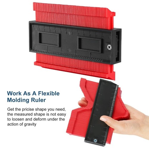 Shape Profile Contour Gauge Plastic Tool Duplicator Irregular Template Tracing