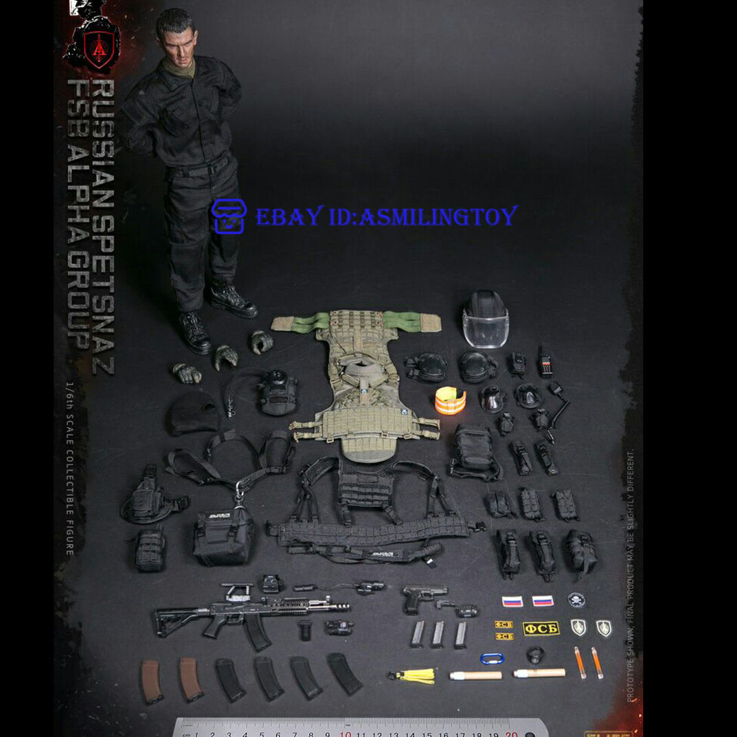 Damtoys 1/6 Dam78064 Russian Spetsnaz Fsb Alpha Group Action