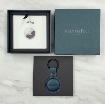 NEW Audemars Piguet Leather AirTag Keychain & Apple AirTag Luxury Gift Box