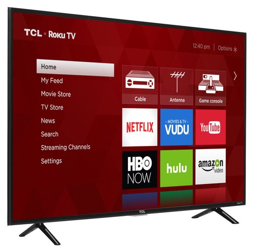 カナリア　TCL55C826 テレビ TCL Roku TV Remote RC280 Netflix Amazon CBS Sling App