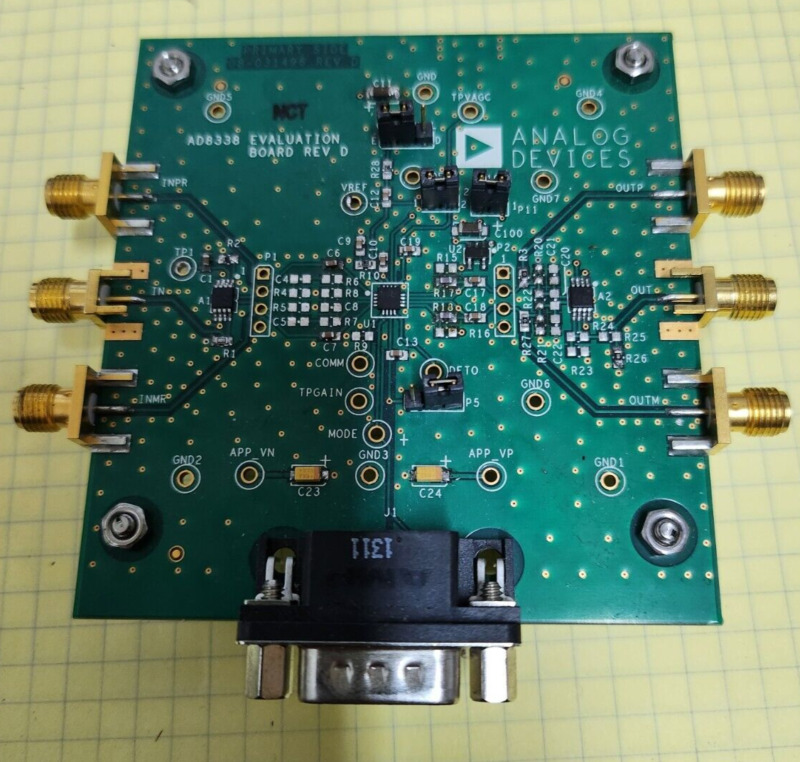 Analog Devices Ad8338 Rev D Evaluation Board