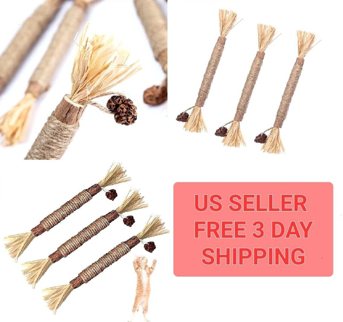 Silvervine Sticks For Cats Catnip Chew Toy Catnip Toys For Cats Cat Toy