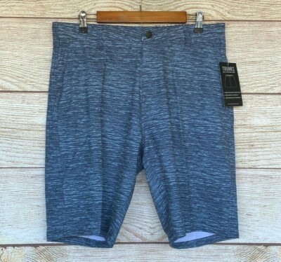 Trunks Swim Shorts Mens Size 32 Blue Space Dye Multi-Functional Shorts New