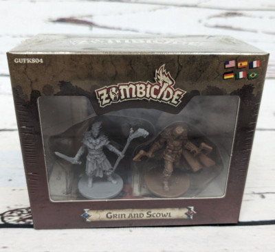 CMON Zombicide - Grin And Scowl Black Plague Kickstarter Exclusive - NIS