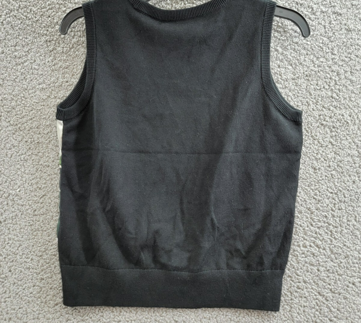 Lauren Ralph Lauren Petite Geo-Print Sleeveless Sweater Women's PM Black Multi - Picture 9 of 16