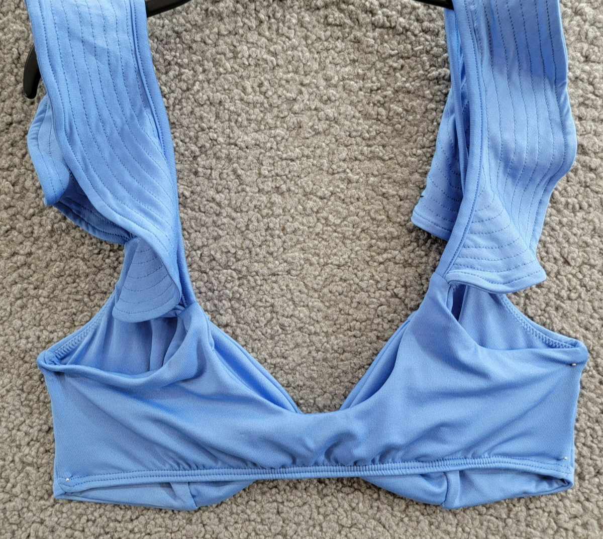 Peixoto Amara Bikini Top & Juliet Bikini Bottom Set Women's M Laz Blue Side Tie - Picture 6 of 23