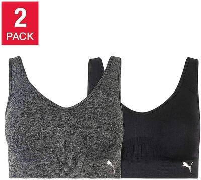 2-Pack Puma Performance Women's Seamless Sports Bra