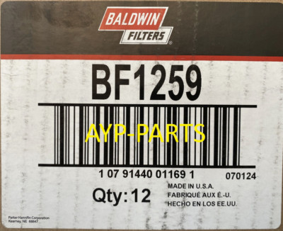 BF1259 (CASE OF 12) BALDWIN FUEL FILTER FS1000 for Caterpillar & Cummins a217