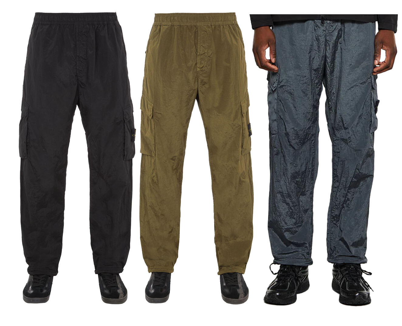 Stone Island 31019 NYLON METAL IN ECONYL Pentalone Loose Fit Stone Island 31019 NYLON METAL IN ECONYL Pentalone Loose Fit