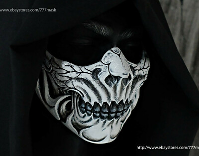 Skull Skeleton Motorcycle Rider Mask Paintball Airsoft