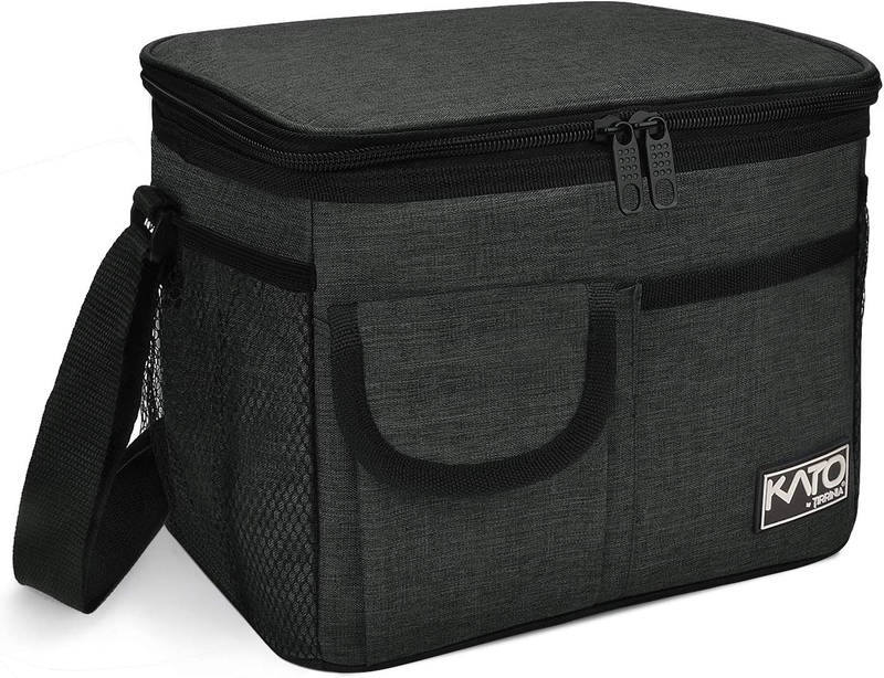 For Women Men, Leakproof Thermal Reusable Lunch Bag With 4 P