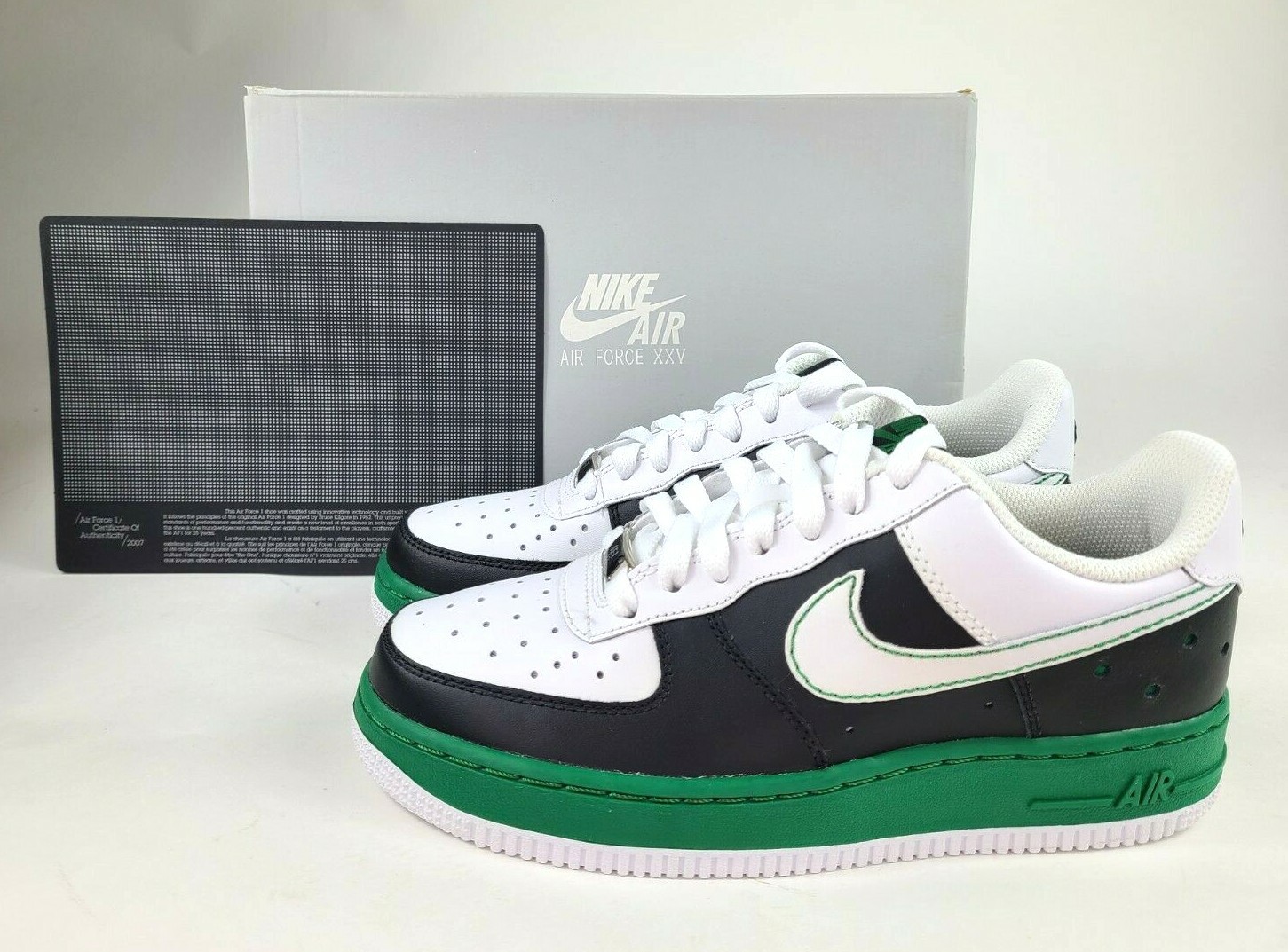 Nike Air Force 1 One XXV Low GS Pine Green White Black Nike Air Force 1 One XXV Low GS Pine Green White Black