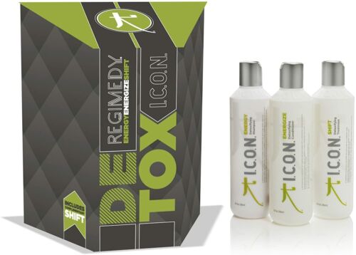 ICON Detox Set (Energy Shampoo, Energize Conditioner, Shift Treatment 8.5 oz)