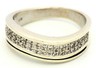 Diamond Wave Ring 9ct White Gold Band Fine Wedding Jewellery Single Cut Diamonds-2.JPG
