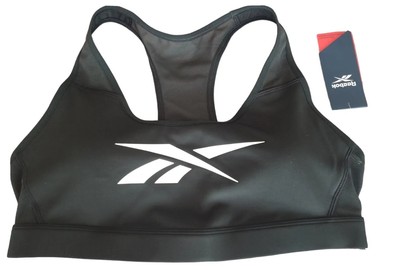 Plus Size Sports Bras Size 1X Reebok Women' Speed Wick Lux Racer New Black