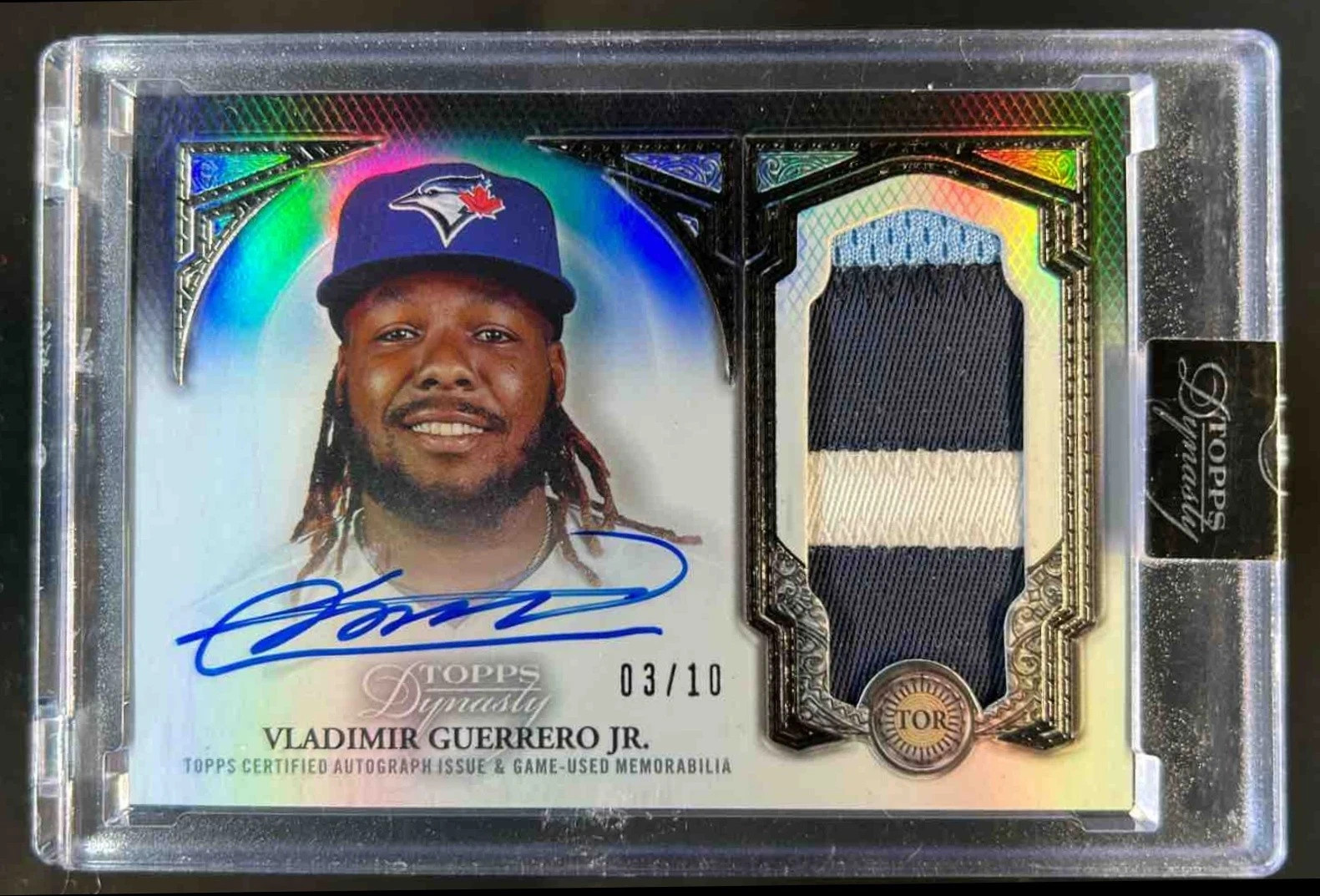 その他 toppsjapanedition Vladimir Guerrero Jr. Vladimir Guerrero Jr. 2023 Topps Dynasty Auto Patch #03/10