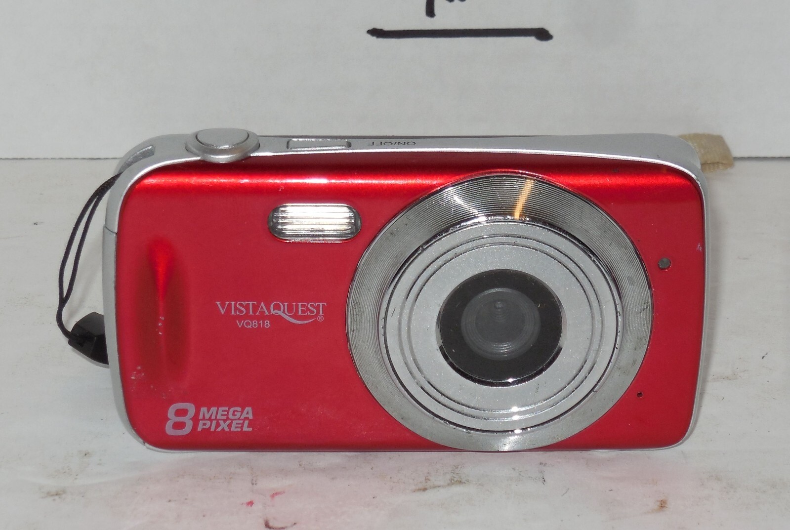 Vistaquest VQ818 8.0 MP Digital Camera - Red Tested Works